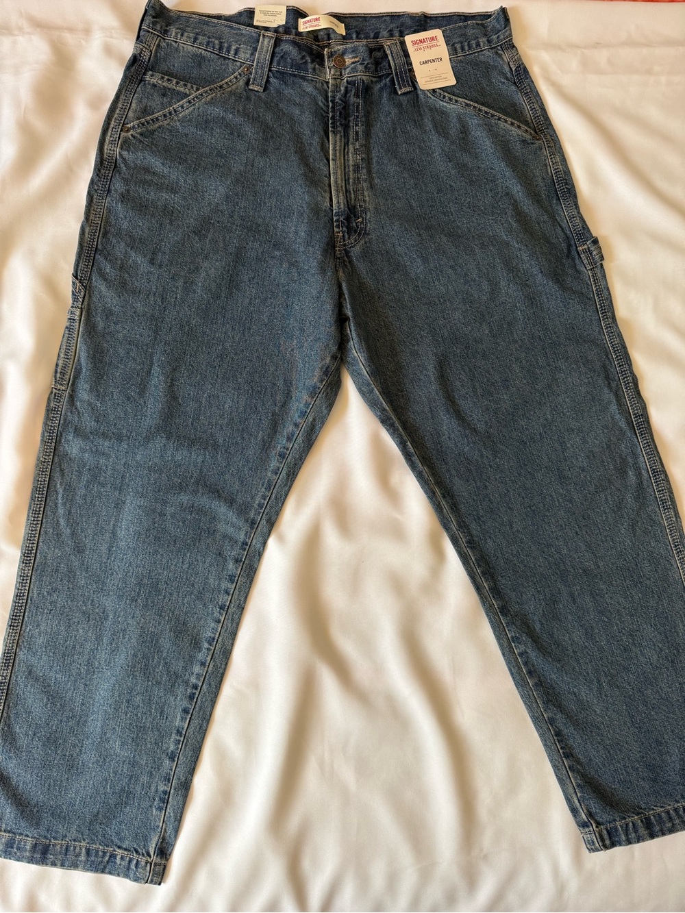 Levi Men’s Straight Leg Jeans Blue Regular Size 38 New With Tags